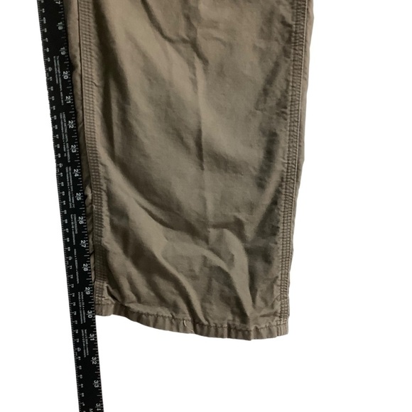 Carhartt Olive Original Fit Dungaree Duck Carpenter Pants Size 38 / 30 - Picture 5 of 8